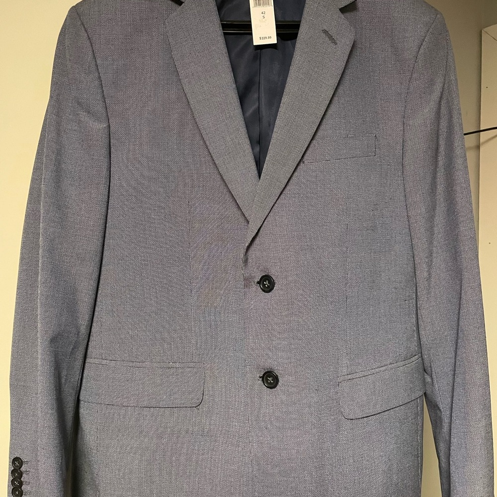 Banana Republic Blue/Gray Sport Coat and Pants Modern Fit